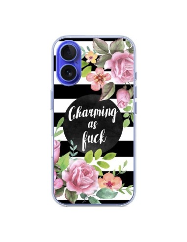 Coque iPhone 16 Charming as Fuck Fleurs - Maryline Cazenave