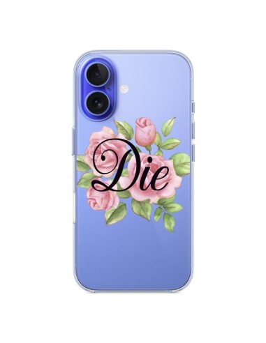 Coque iPhone 16 Die Fleurs Transparente - Maryline Cazenave