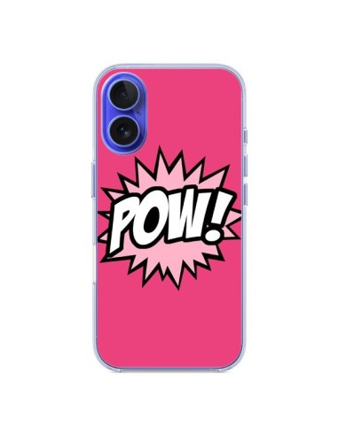 Coque iPhone 16 Pow Bulles BD Comics - Maryline Cazenave