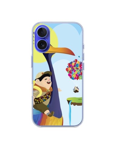 Coque iPhone 16 La Haut Kevin et Russel - Maria Jose Da Luz