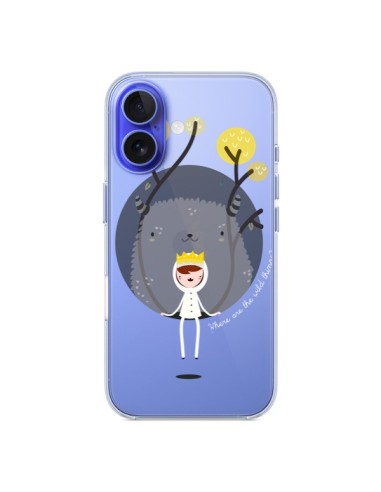 Cover iPhone 16 Monstre Princesse Mostro Principessa Trasparente - Maria Jose Da Luz