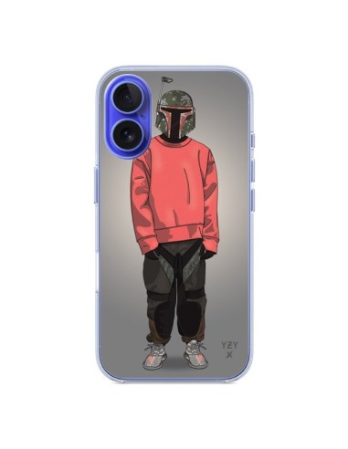 Coque iPhone 16 Pink Yeezy - Mikadololo