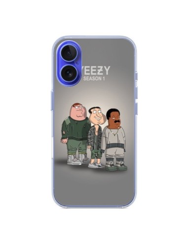 Coque iPhone 16 Squad Family Guy Yeezy - Mikadololo