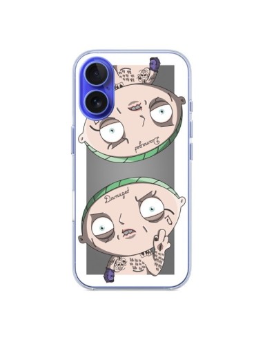 Coque iPhone 16 Stewie Joker Suicide Squad Double - Mikadololo