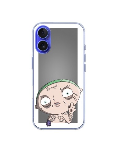 Coque iPhone 16 Stewie Joker Suicide Squad - Mikadololo