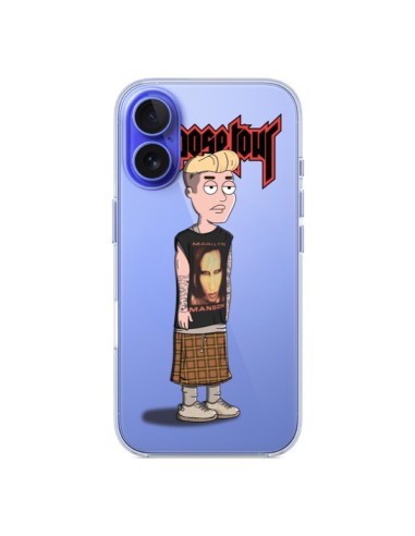 iPhone 16 Case Bieber Marilyn Manson Fan Clear - Mikadololo