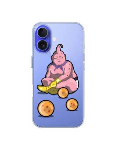 Coque iPhone 16 Buu Dragon Ball Z Transparente - Mikadololo