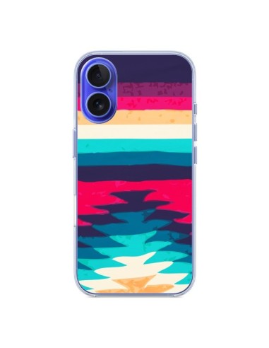 Coque iPhone 16 Surf Azteque - Monica Martinez