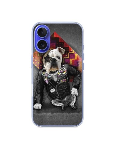 Coque iPhone 16 Chien Bad Dog - Maximilian San