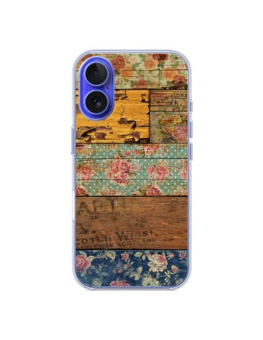 Cover iPhone 16 Barocco Style Legno - Maximilian San