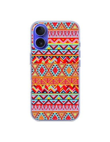 Coque iPhone 16 India Style Pattern Bois Azteque - Maximilian San