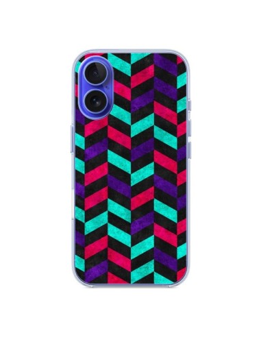 Coque iPhone 16 Azteque Geometric Mundo - Maximilian San