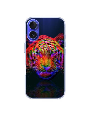 Coque iPhone 16 Tigre Beautiful Aberration - Maximilian San