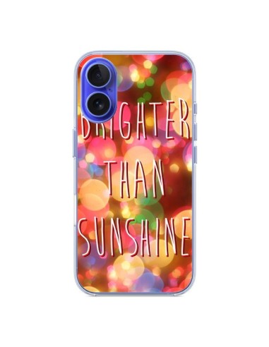 Coque iPhone 16 Brighter Than Sunshine Paillettes - Maximilian San