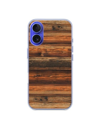 Coque iPhone 16 Style Bois Buena Madera - Maximilian San