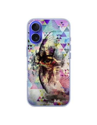 Coque iPhone 16 Oeil Triangle Oiseau Cry Bird - Maximilian San