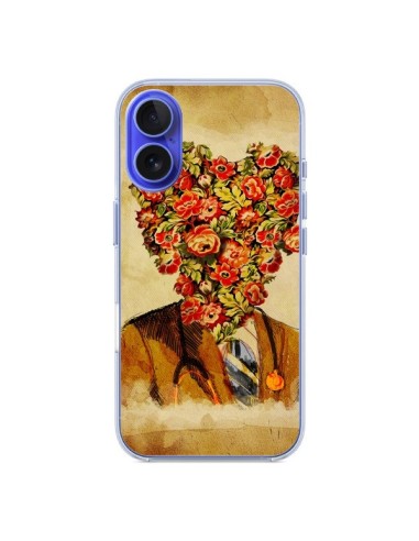 Coque iPhone 16 Docteur Love Fleurs - Maximilian San