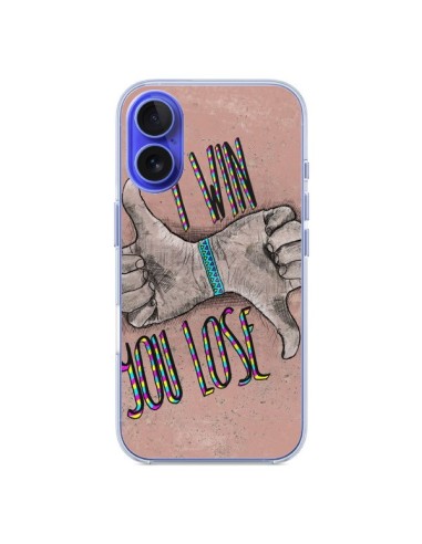 Coque iPhone 16 I win You lose - Maximilian San