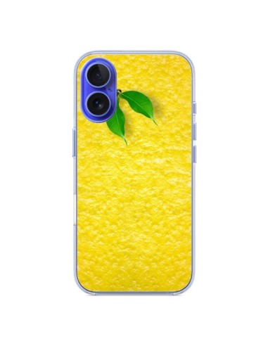 Coque iPhone 16 Citron Lemon - Maximilian San