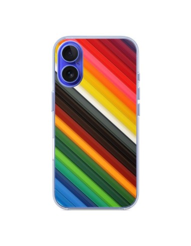 Coque iPhone 16 Arc en Ciel Rainbow - Maximilian San