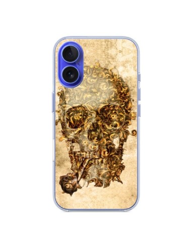 Coque iPhone 16 Lord Skull Seigneur Tête de Mort Crane - Maximilian San