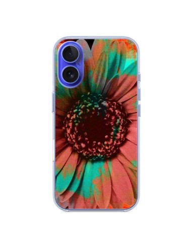 Cover iPhone 16 Girasoli Lysergic Fiori - Maximilian San