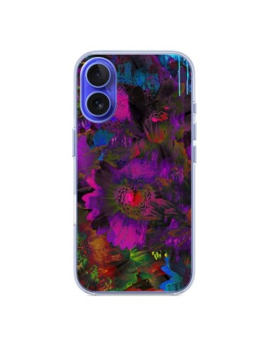 Coque iPhone 16 Fleurs Lysergic Lujan - Maximilian San