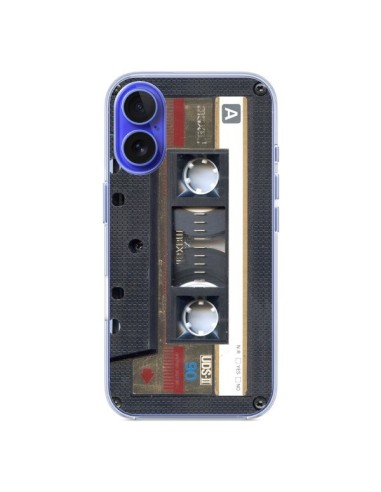 Coque iPhone 16 Cassette Gold K7 - Maximilian San