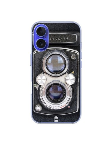 Coque iPhone 16 Vintage Camera Yashica 44 Appareil Photo - Maximilian San