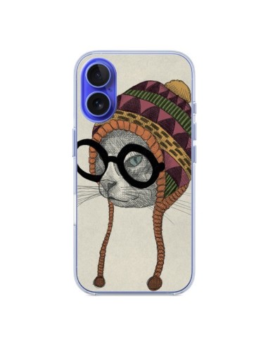 Coque iPhone 16 Chat Bonnet - Borg