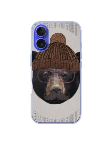 Coque iPhone 16 Gustav l'Ours - Borg