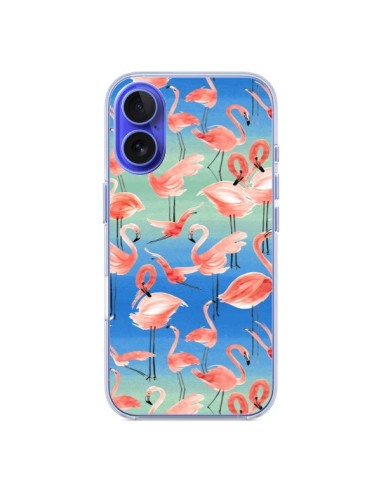 Coque iPhone 16 Flamingo Pink - Ninola Design