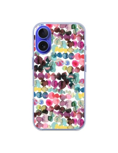 Coque iPhone 16 Gradient Tropical Color Lines - Ninola Design