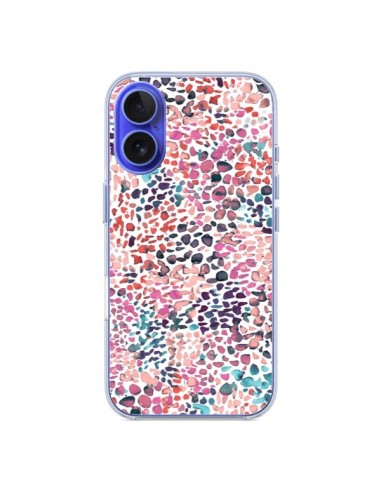 Coque iPhone 16 Soft Nautical Watercolor Lines - Ninola Design