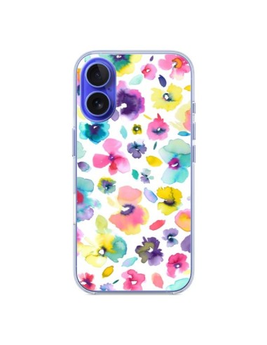 iPhone 16 Case Flowers Colorful Painting - Ninola Design