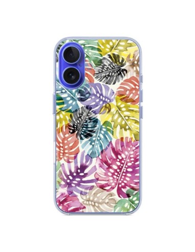 Coque iPhone 16 Tigers and Leopards Yellow - Ninola Design