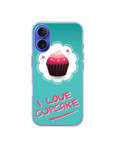 Coque iPhone 16 Love Cupcake - Nico