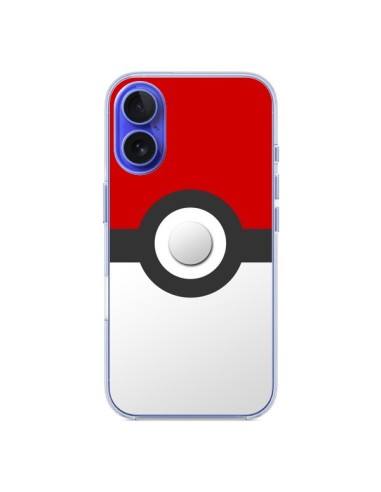 Coque iPhone 16 Pokemon Pokeball - Nico