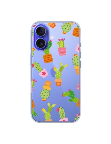 Coque iPhone 16 Cactus Méli Mélo Transparente - Nico