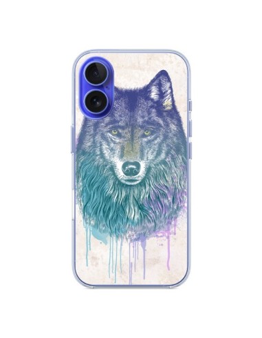 Coque iPhone 16 Loup - Rachel Caldwell