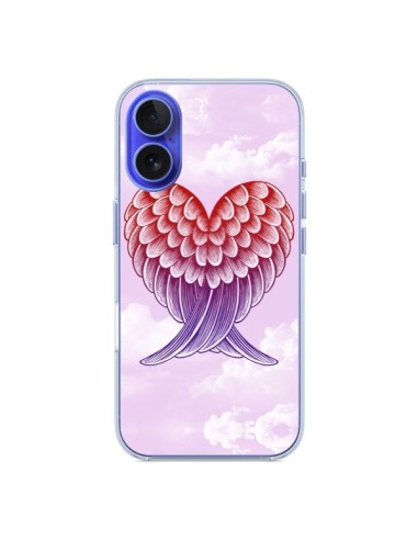 Coque iPhone 16 Ailes d'ange Amour - Rachel Caldwell