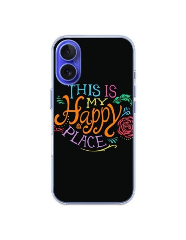 Cover iPhone 16 This is my Happy Place - Rachel Caldwell