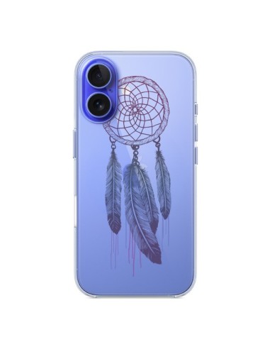 Coque iPhone 16 Attrape-rêves Transparente - Rachel Caldwell