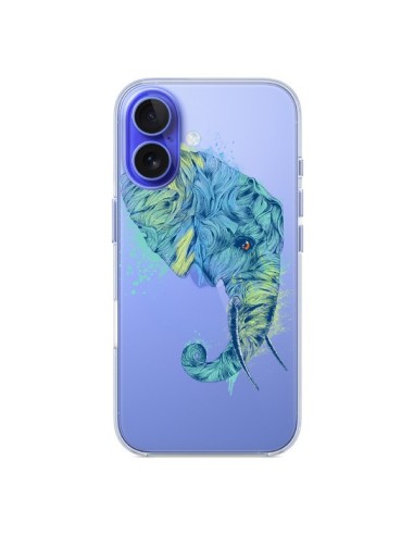 Coque iPhone 16 Elephant Elefant Transparente - Rachel Caldwell