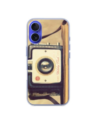 Coque iPhone 16 Appareil Photos Vintage Smile - R Delean