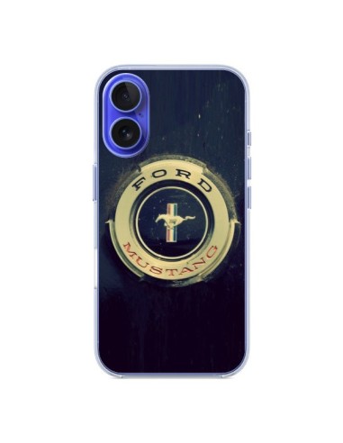 Coque iPhone 16 Ford Mustang Voiture - R Delean