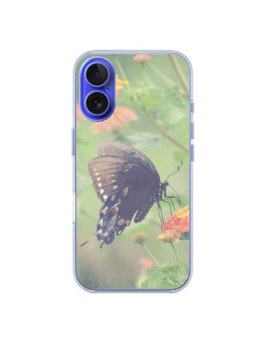 Coque iPhone 16 Papillon Butterfly - R Delean