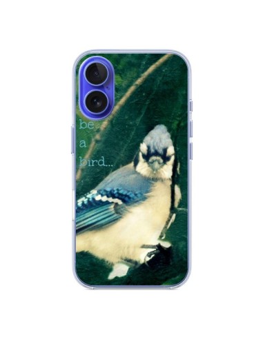 Coque iPhone 16 I'd be a bird Oiseau - R Delean