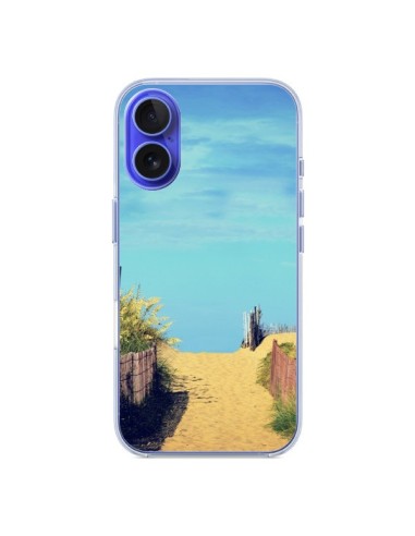 Cover iPhone 16 Mare Sabbia Spiaggia- R Delean