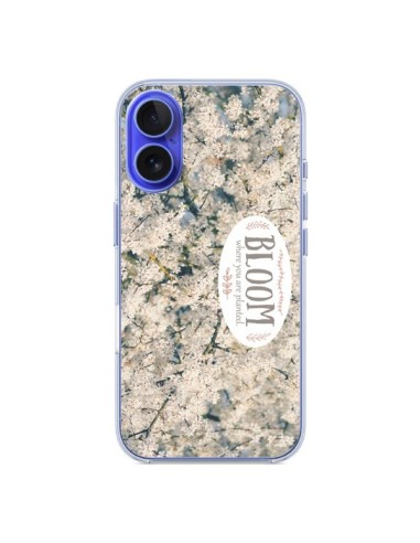 Coque iPhone 16 Bloom Fleur Cerisier - R Delean